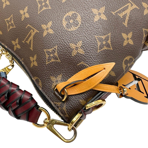 LOUIS VUITTON Beaubourg Mini Monogram Canvas Hobo Bag Bordeaux