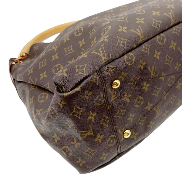 LOUIS VUITTON Artsy GM Monogram Canvas Hobo Bag Brown