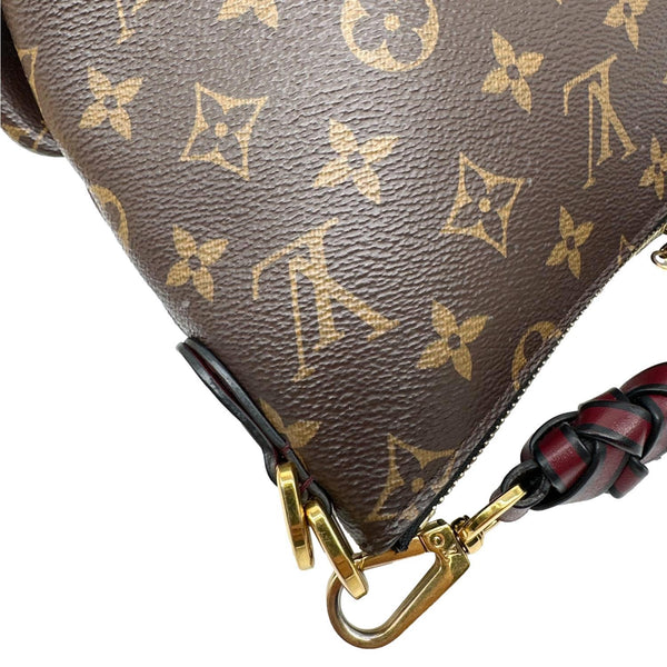 LOUIS VUITTON Beaubourg Mini Monogram Canvas Hobo Bag Bordeaux