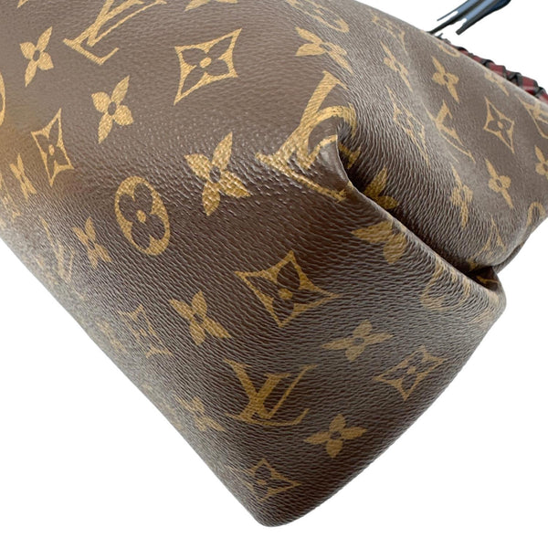 LOUIS VUITTON Beaubourg Mini Monogram Canvas Hobo Bag Bordeaux