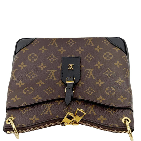 LOUIS VUITTON Odeon NM PM Monogram Canvas Shoulder Bag Brown