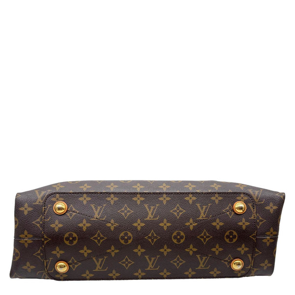 LOUIS VUITTON Olympe Monogram Canvas Satchel Shoulder Bag Bordeaux