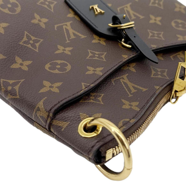 LOUIS VUITTON Odeon NM PM Monogram Canvas Shoulder Bag Brown