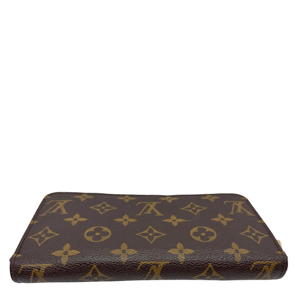 LOUIS VUITTON Monogram Canvas Zippy Wallet Brown