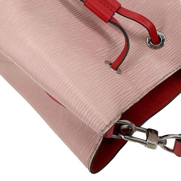 LOUIS VUITTON NeoNoe BB Epi Leather Bucket Bag Pink