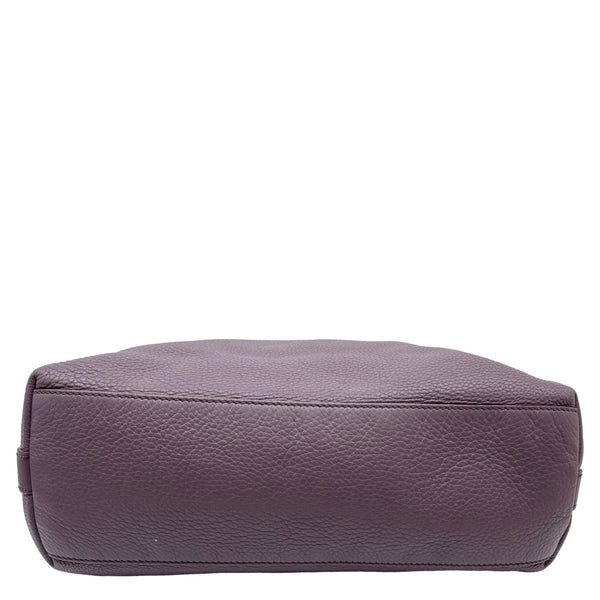 GUCCI Miss GG Leather Shoulder Hobo Bag Purple 326514