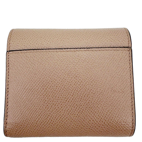 CHRISTIAN DIOR Saddle Lotus Leather Wallet Tan