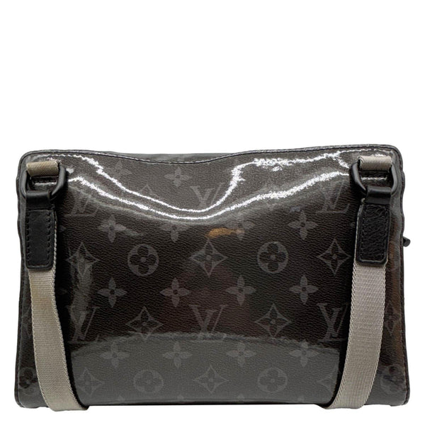 LOUIS VUITTON Messenger PM Monogram Eclipse Glaze Canvas Crossbody Bag Black
