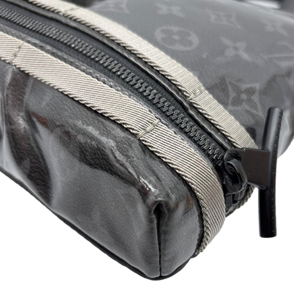 LOUIS VUITTON Messenger PM Monogram Eclipse Glaze Canvas Crossbody Bag Black