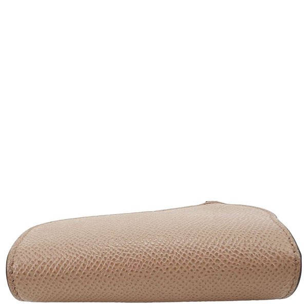 CHRISTIAN DIOR Saddle Lotus Leather Wallet Tan