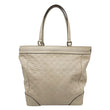 GUCCI Mayfair GG Calf Leather Tote Bag Cream 257062