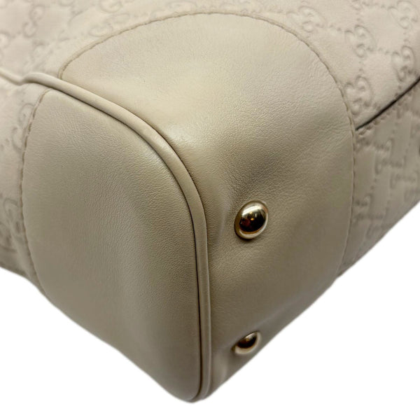 GUCCI Mayfair GG Calf Leather Tote Bag Cream 257062