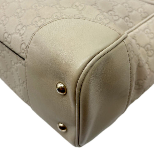 GUCCI Mayfair GG Calf Leather Tote Bag Cream 257062