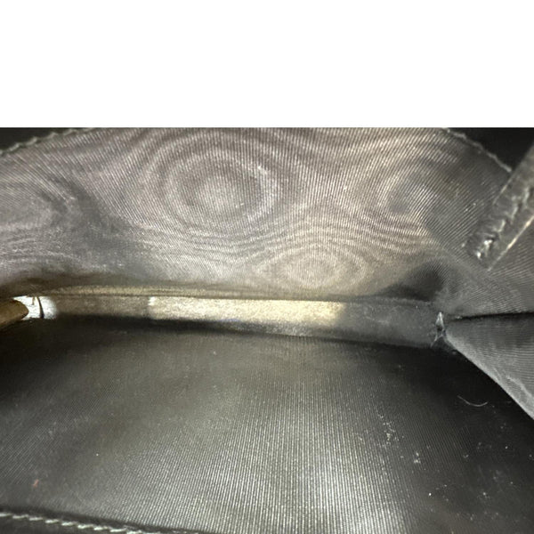 GUCCI GG Marmont Matelasse Leather Crossbody Chain Wallet Black 474575