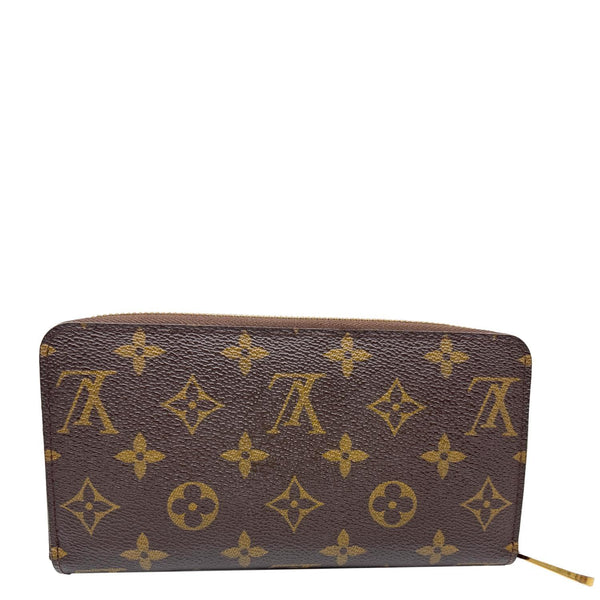 LOUIS VUITTON Monogram Canvas Zippy Wallet Brown