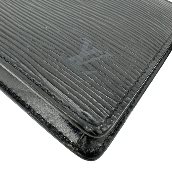 LOUIS VUITTON Pochette Epi Leather Pouch Black