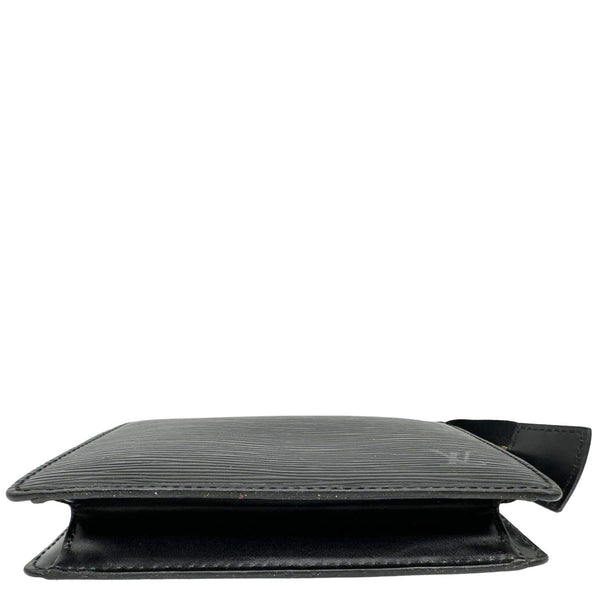 LOUIS VUITTON Pochette Epi Leather Pouch Black