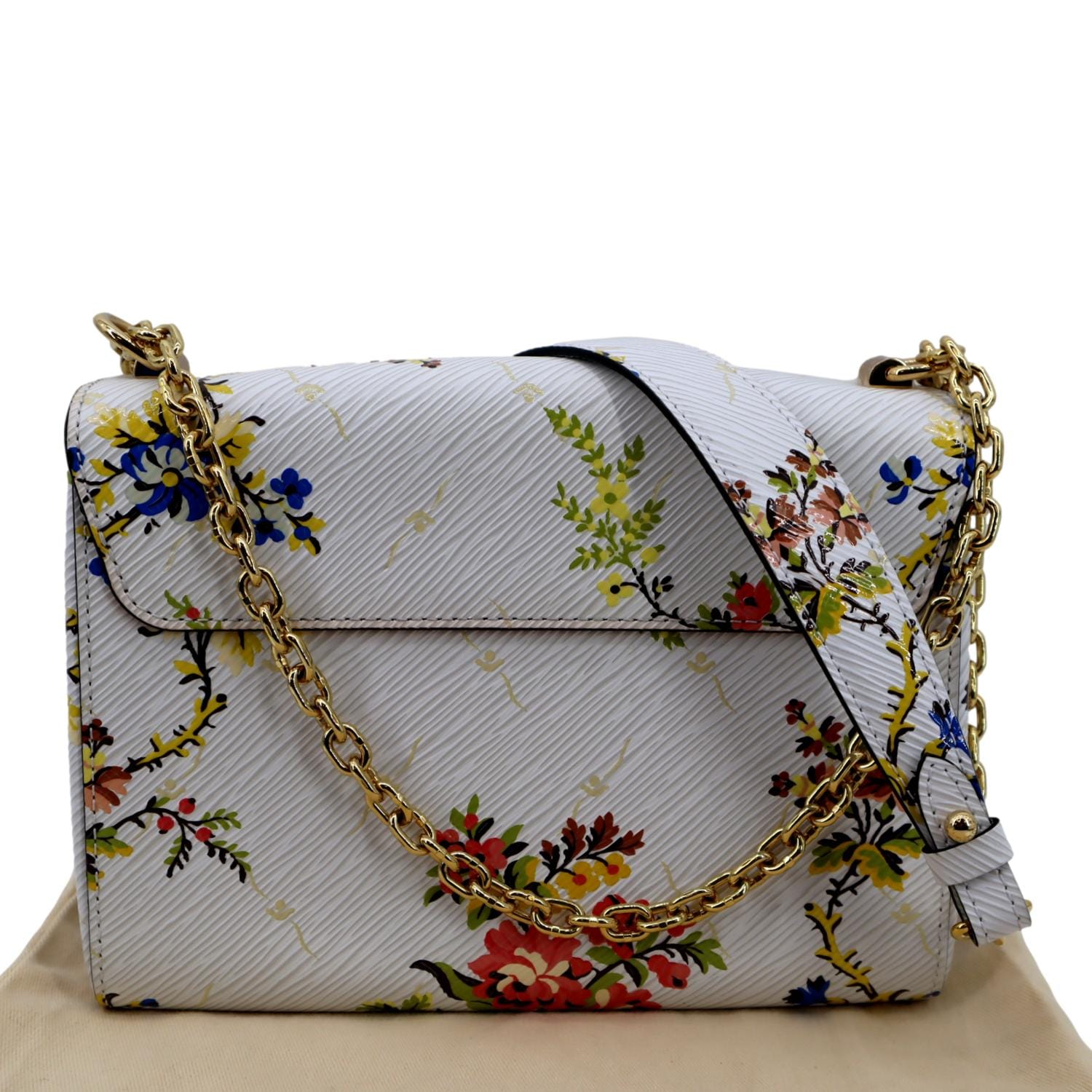 LOUIS VUITTON Twist Floral Print Epi Leather Crossbody Bag Multicolor