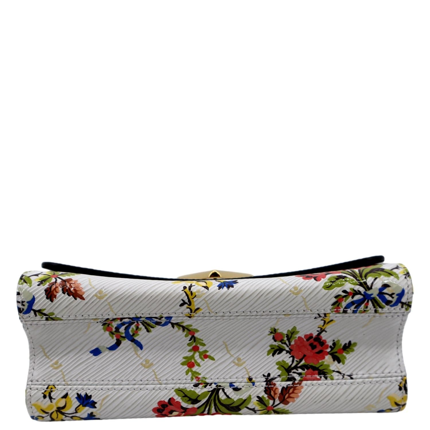 LOUIS VUITTON Twist Floral Print Epi Leather Crossbody Bag Multicolor