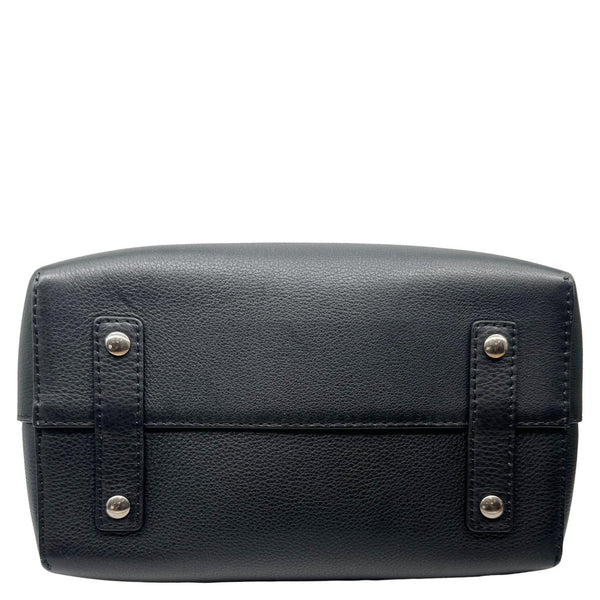 BURBERRY Pebbled Leather Belt Bag Black