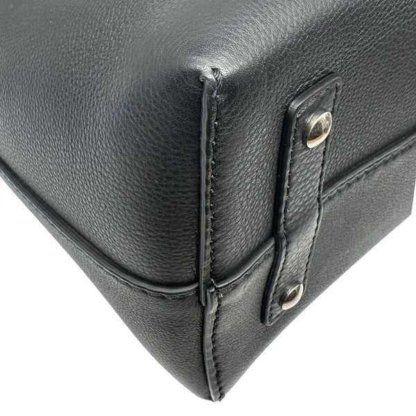 BURBERRY Pebbled Leather Belt Bag Black