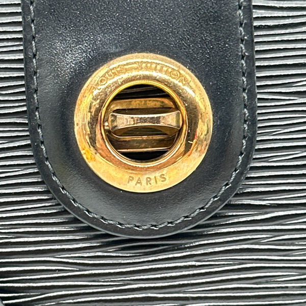 LOUIS VUITTON Capucine Vintage Epi Leather Shoulder Bag Black