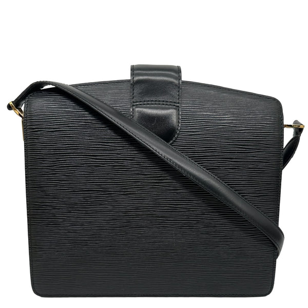 LOUIS VUITTON Capucine Vintage Epi Leather Shoulder Bag Black