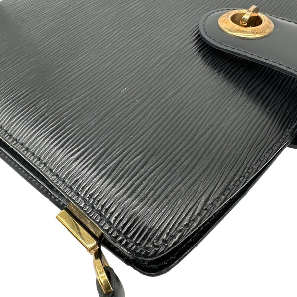 LOUIS VUITTON Capucine Vintage Epi Leather Shoulder Bag Black