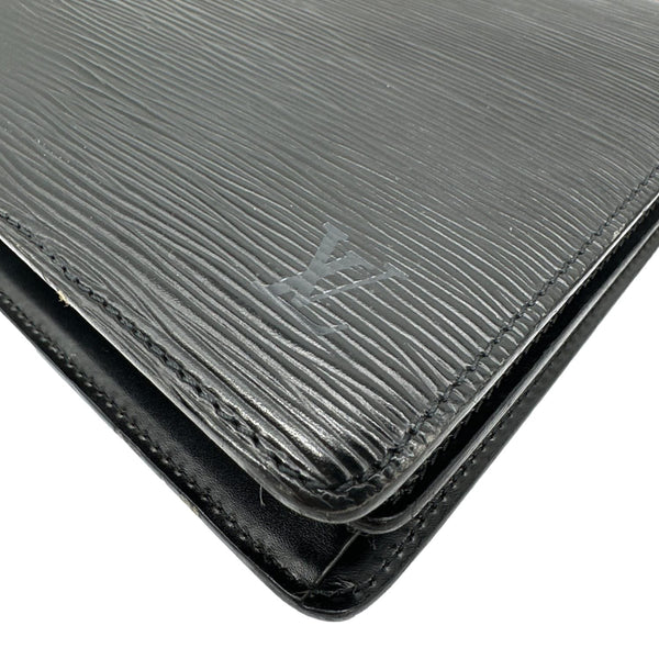 LOUIS VUITTON Capucine Vintage Epi Leather Shoulder Bag Black