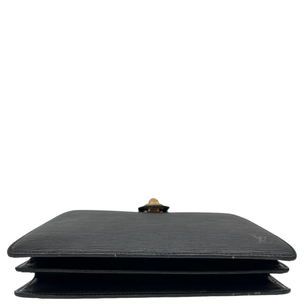 LOUIS VUITTON Capucine Vintage Epi Leather Shoulder Bag Black