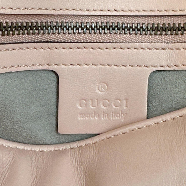 GUCCI GG Marmont Medium Matelasse Chevron Leather Crossbody Bag Pink 443497
