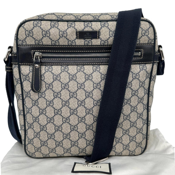 GUCCI GG Supreme Canvas Messenger Bag Beige 201448