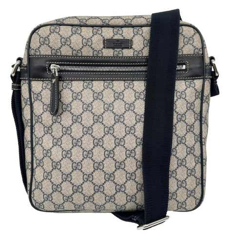 GUCCI GG Supreme Canvas Messenger Bag Beige 201448