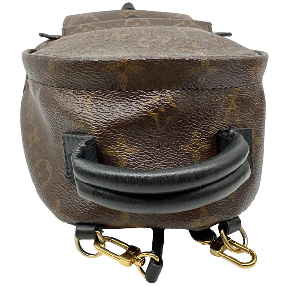 LOUIS VUITTON Palm Spring Mini  Monogram Canvas Backpack Brown