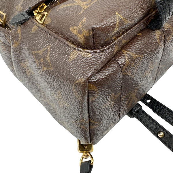 LOUIS VUITTON Palm Spring Mini  Monogram Canvas Backpack Brown