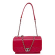 CHANEL Tramezzo Flap Quilted Calfskin Leather Crossbody Bag Red