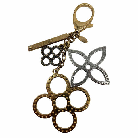 LOUIS VUITTON Tapage Meatal Key Holder Bag Charm Gold