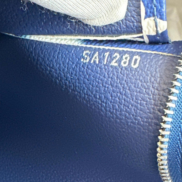 LOUIS VUITTON Toiletry 26 Giant Monogram Giant Escale Canvas Pouch Blue