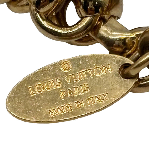 LOUIS VUITTON Tapage Meatal Key Holder Bag Charm Gold
