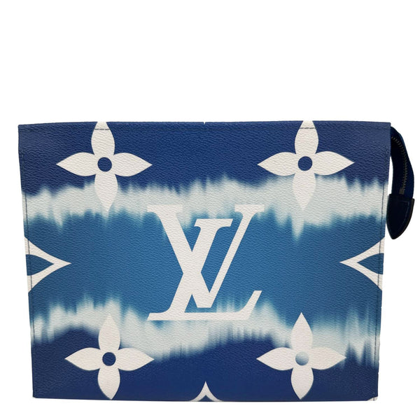 LOUIS VUITTON Toiletry 26 Giant Monogram Giant Escale Canvas Pouch Blue