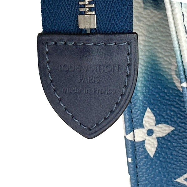 LOUIS VUITTON Toiletry 26 Giant Monogram Giant Escale Canvas Pouch Blue