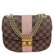 LOUIS VUITTON Wight Damier Ebene Shoulder Crossbody Bag Magnolia