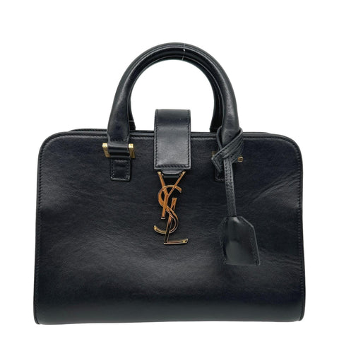 Yves Saint Laurent Calfskin Leather Baby Monogram Cabas Bag