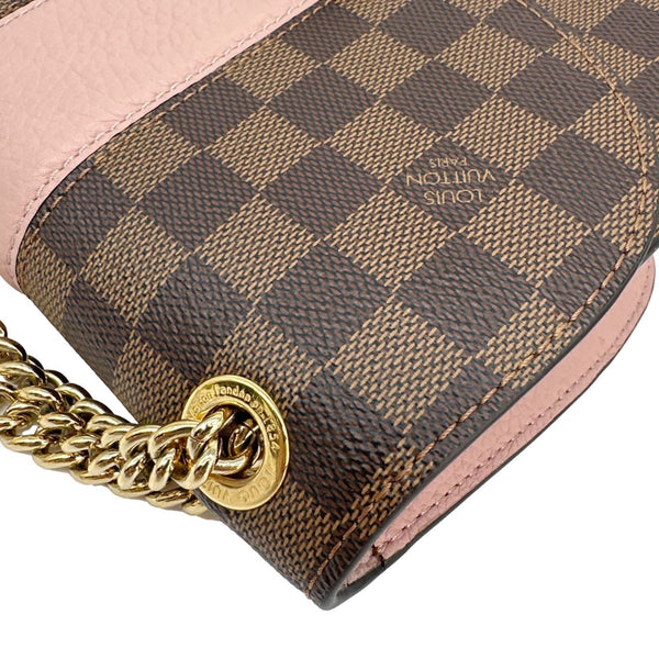 LOUIS VUITTON Wight Damier Ebene Shoulder Crossbody Bag Magnolia