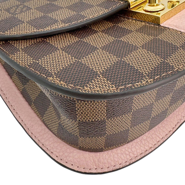 LOUIS VUITTON Wight Damier Ebene Shoulder Crossbody Bag Magnolia