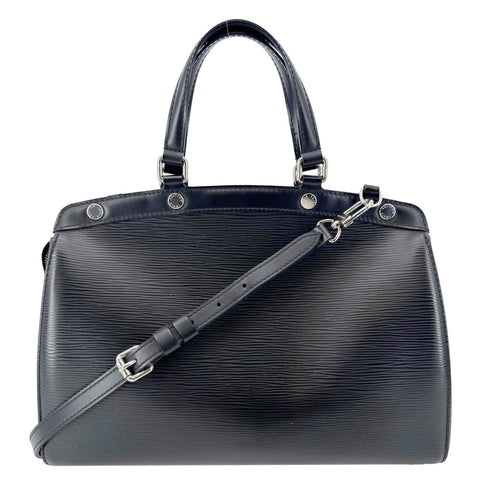 LOUIS VUITTON Brea MM Electric Epi Leather Shoulder Bag Black