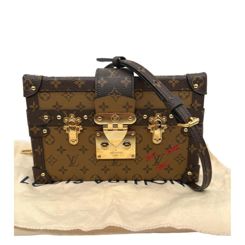 Louis Vuitton Reverse Monogram Petite Malle Handbag