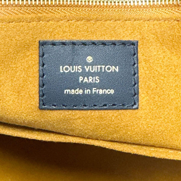 LOUIS VUITTON Onthego MM Giant Monogram Empreinte Shoulder Bag Black