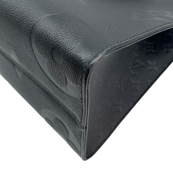 LOUIS VUITTON Onthego MM Giant Monogram Empreinte Shoulder Bag Black