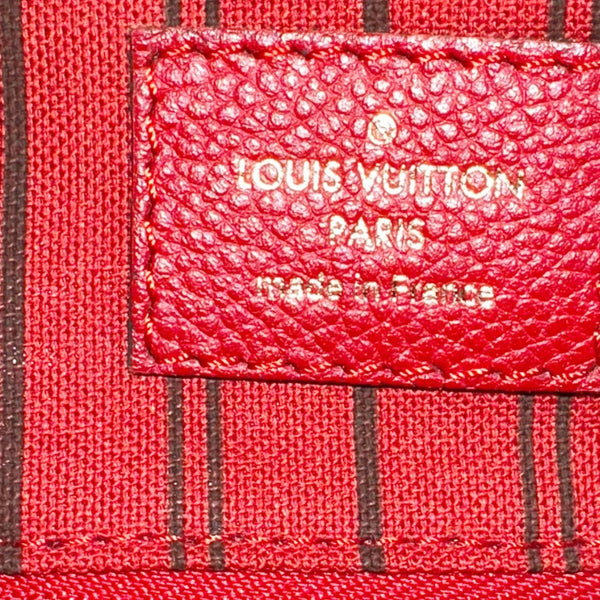 LOUIS VUITTON Bastille PM Empreinte Monogram Empreinte Leather Tote Bag Red